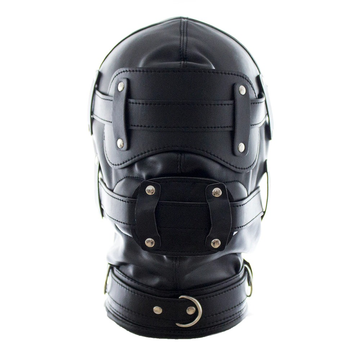 Adult Removable Suit Headgear for Sex Games / Unisex Eye Patch/Dildo Gag - EVE's SECRETS